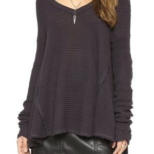 Free People Moonshine V Neck Pullover
